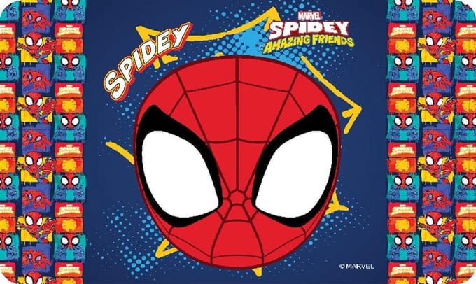 Marvel Spidey Placemat – 43×29 cm – Set van 2 – Kunststof Placemat voor Kinderen - Spider-Man