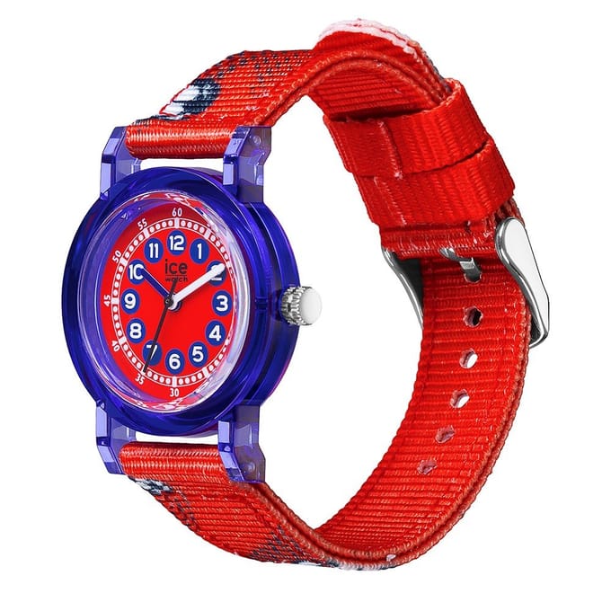 Ice Watch ICE learning - Red football 024502 Horloge - Nylon - Rood - Ø 28 mm