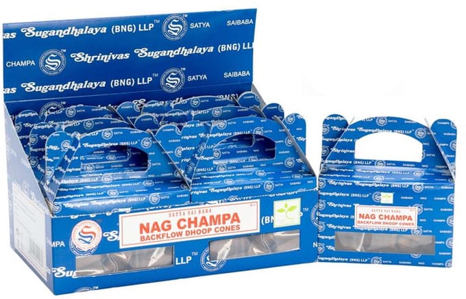 Satya Nagchampa Backflow Dhoop Kegels (24st)