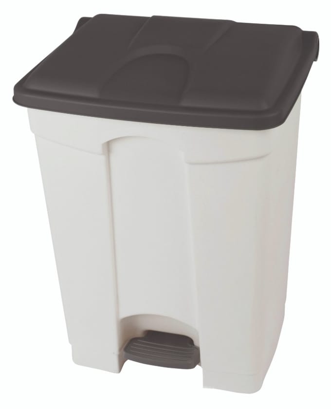 Pedaalemmer - Container met deksel - HACCP - 70 liter - Grijs