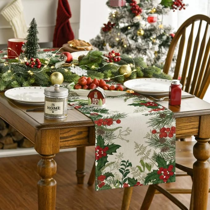 Meble odNowa - Kerstloper - Mistletoe Motief - 33x273 cm