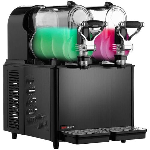 GGM Gastro Slush-Maschine - 2x 3 Liter - 430 Watt - Schwarz