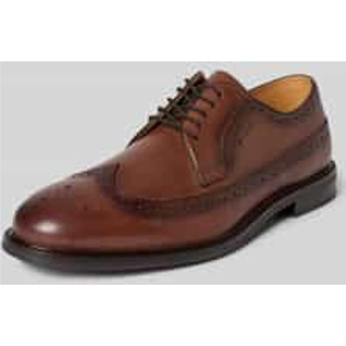 Derby van leer met vetersluiting model 'Bidford'