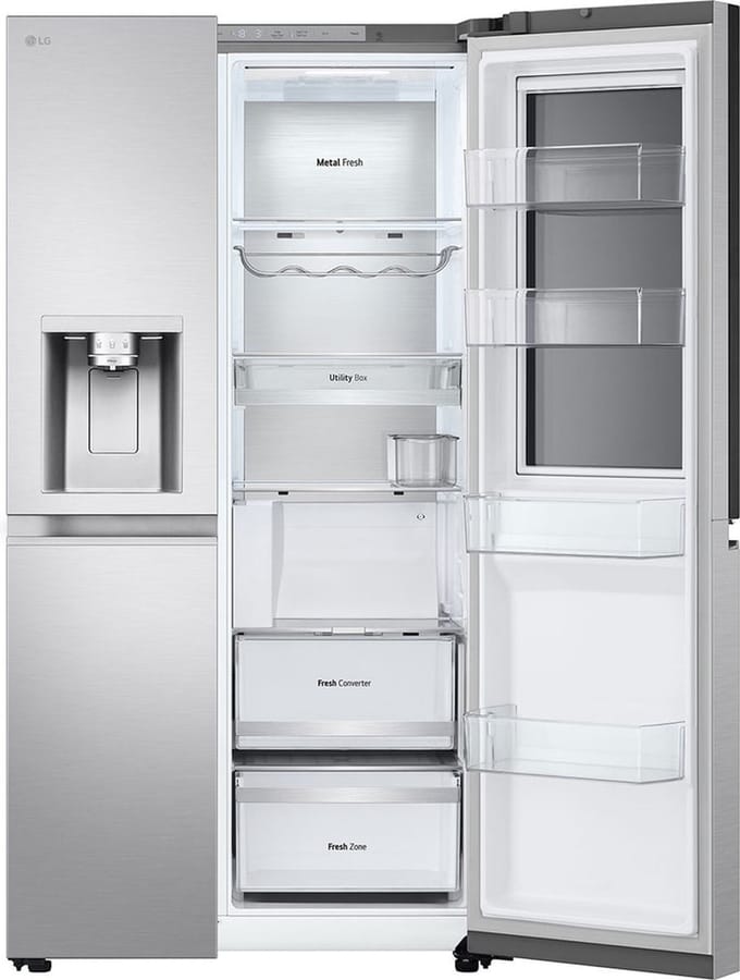 LG InstaView GSXE90BSAD American-Style Smart Fridge