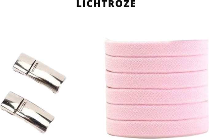 Beste Veters - Veters - Veters elastische - Veters Magnetische - Schoenaccessoires - Veters 100 cm - Veters roze