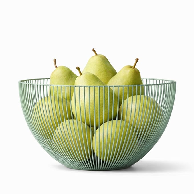 Point-Virgule Wire mand saliegroen ø 25cm H 14cm