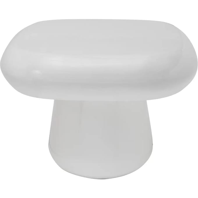 Leitmotiv Bijzettafel Roca - Wit - 49x49x36cm - Modern