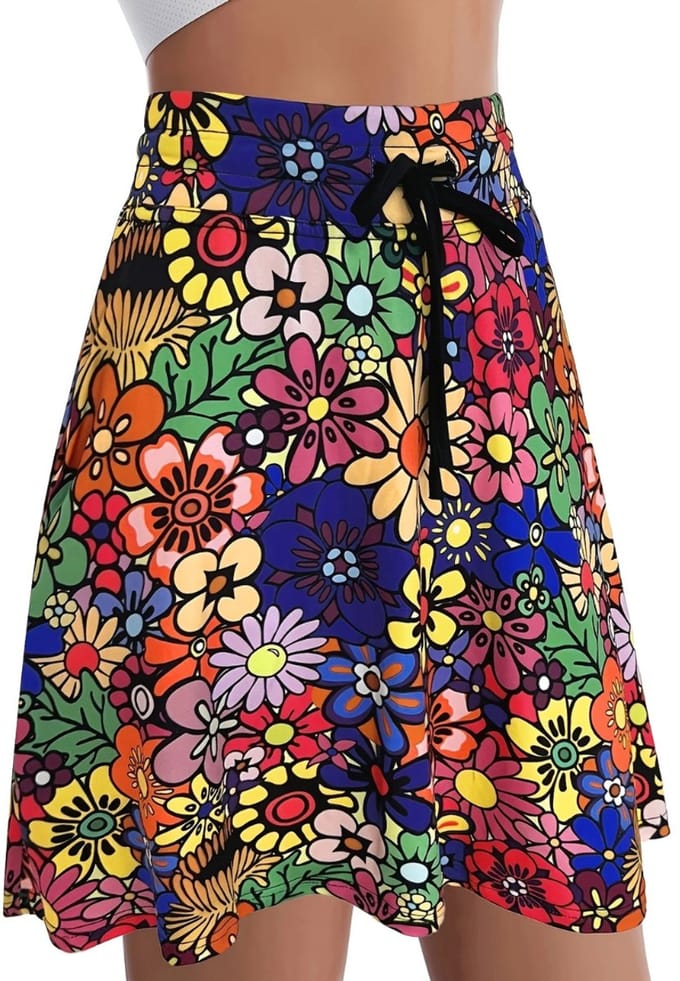 Nivard Broekrok Dames - Skort - Korte Broek - Culotte - Wandelrok - Gemengd - Maat S