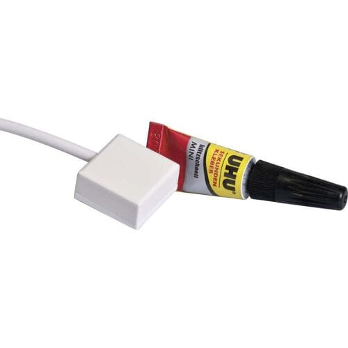 ABUS Potential-free Glass Breakage Detector with Adhesive - gas sensor - white