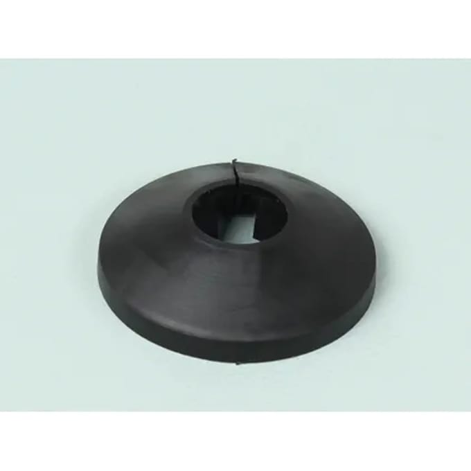 Sencys Buisrozet Zwart 15mm 4stuks