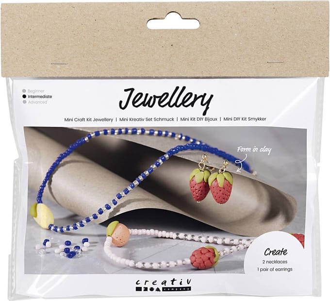 CC Mini Hobbyset Sieraden Fruit Klei met Koningsblauw