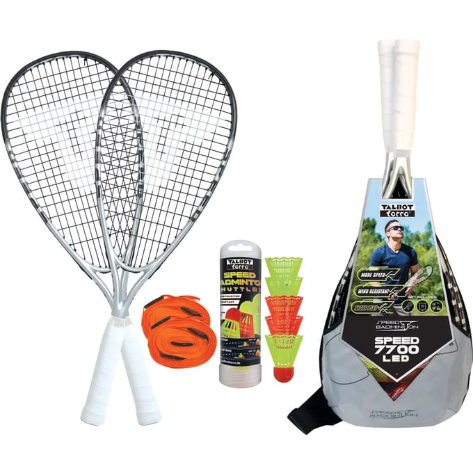 Badmintonset met schoudertas Schildkröt Speedbadminton Speed 7700 Led