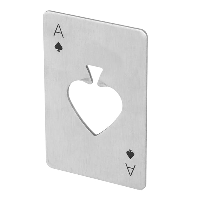 Flesopener RVS Multifunctioneel Draagbaar Casino Flesopener voor ThuisZilver zilver