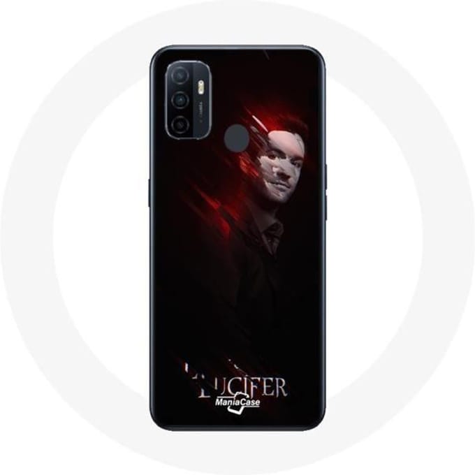 Coque - Maniacase - Oppo A53 - Lucifer - Souple - Noir noir