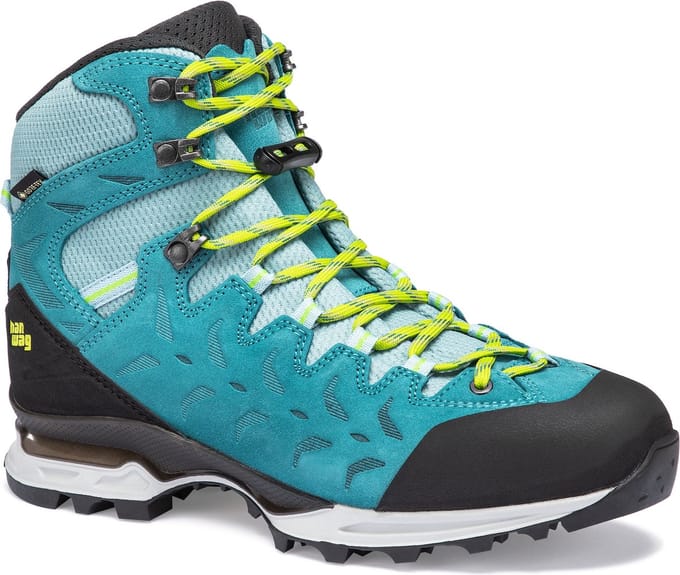 hanwag makra trek dames wandelschoen mint groen