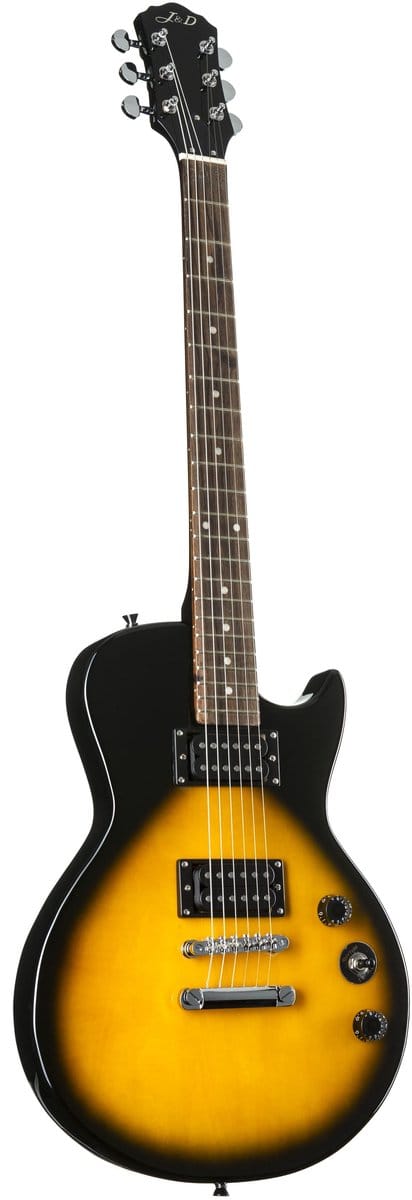 J & D L80 II Vintage Sunburst - Single-cut elektrische gitaar