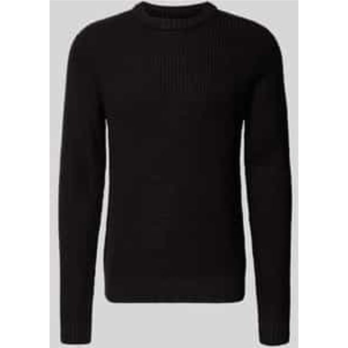 Gebreide pullover met ribboorden, model 'LIAM'