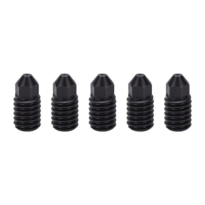 5 Pièces Buse de Remplacement 0,2 mm pour Imprimante 3D Bambu Lab P2S Acier Trempé Extrudeur Buse Hotend