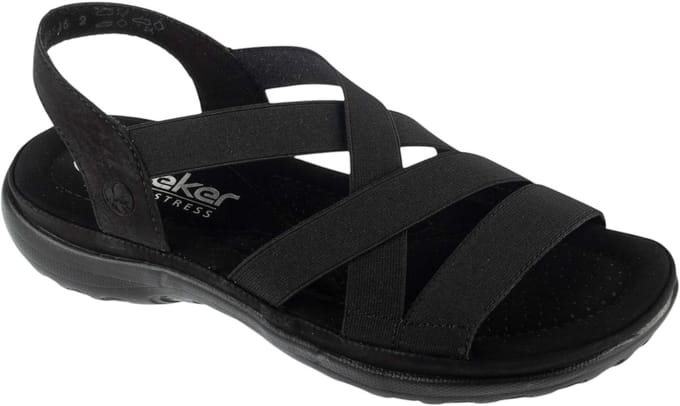 Rieker Sandals, Vrouwen, Zwart, Sandalen, maat: 40