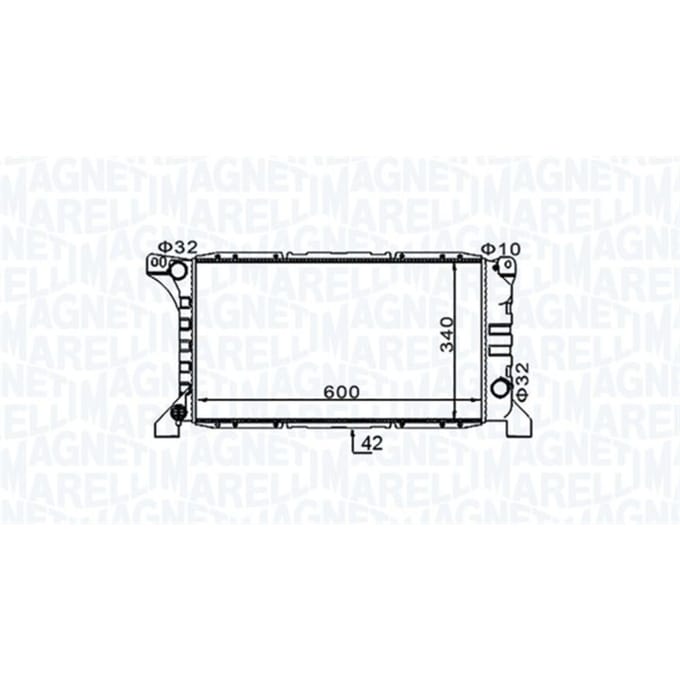 Radiator MAGNETI MARELLI 350213154200