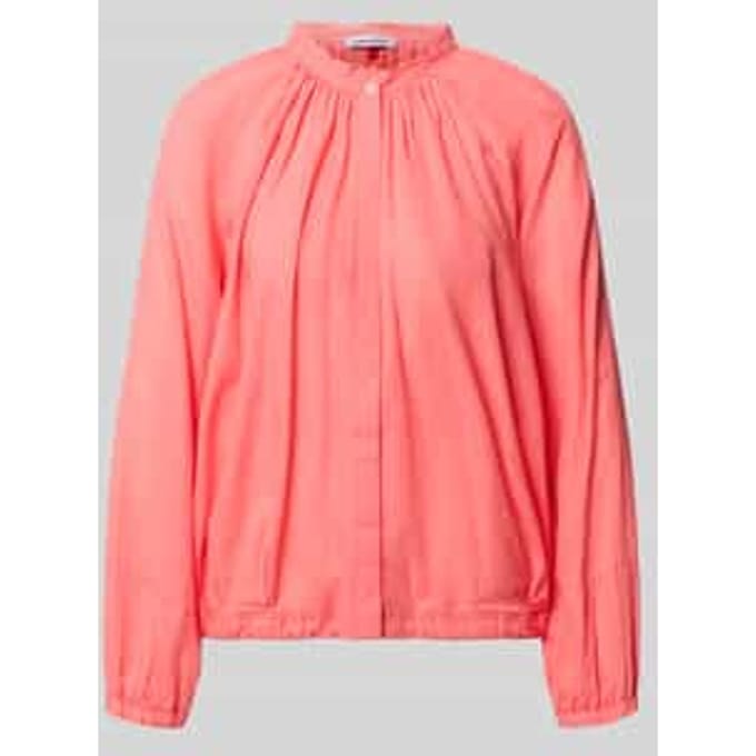 Relaxed fit blouse met opstaande kraag
