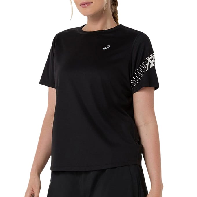 ASICS Icon Hardloopshirt Dames-zwart