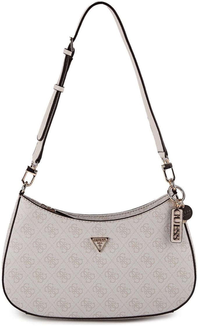 Guess Noelle II Top Zip - Schoudertas 28 cm (bone logo)