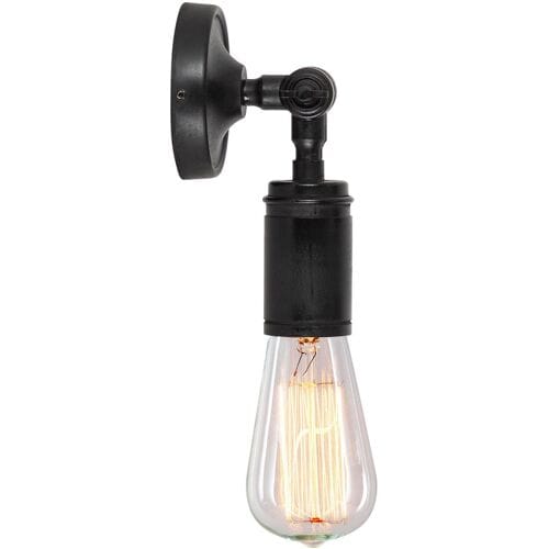 KS Verlichting Emeli wandlamp antiek zwart