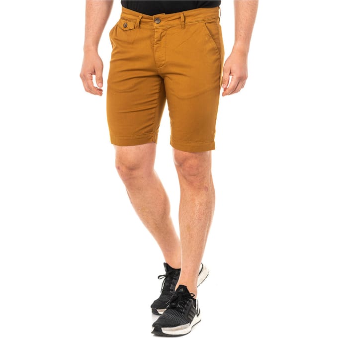 Bermuda met recht gesneden zomen en riemlussen LMB008 man