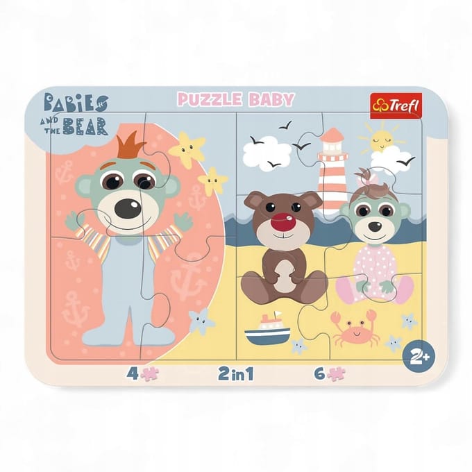 Trefl Puzzel Baby Bobaski in Muis 10 Stukjes