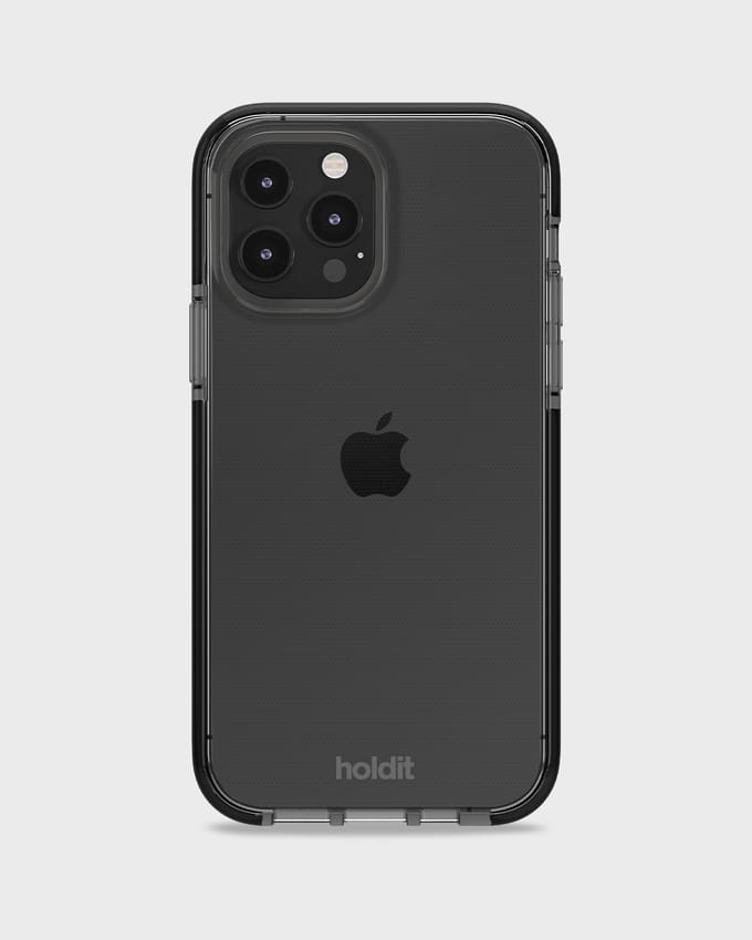 Holdit Seethru Case geschikt voor Apple iPhone 13 Pro - Zwart
