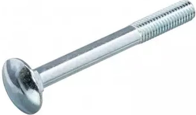 2x Slotbout - M8 x 90mm - DIN603 - Gegalvaniseerd
