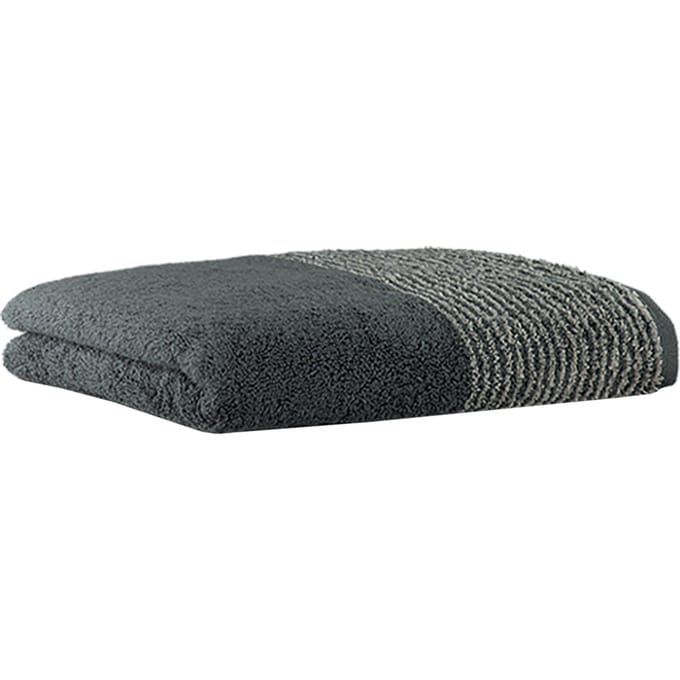 Cawo Two-Tone Gastendoekje - Leisteen 30x50
