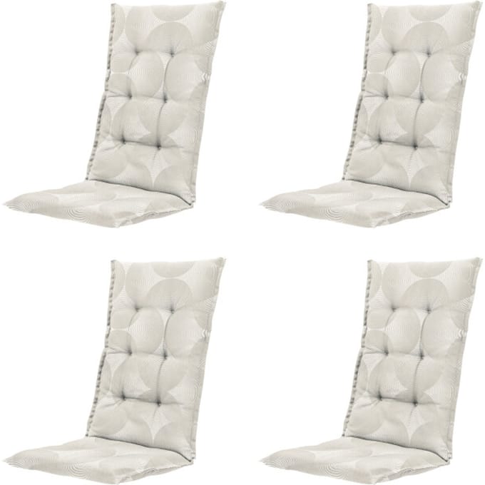 Madison kussen hoge rug napels - 123x50x5cm set van 4