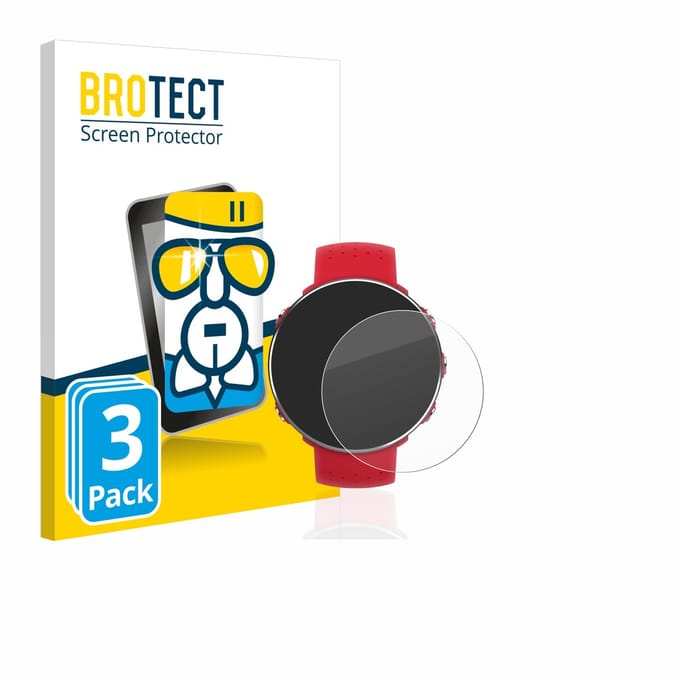 Screenprotector 3 Stuks voor Polar Vantage M Beschermglas transparant