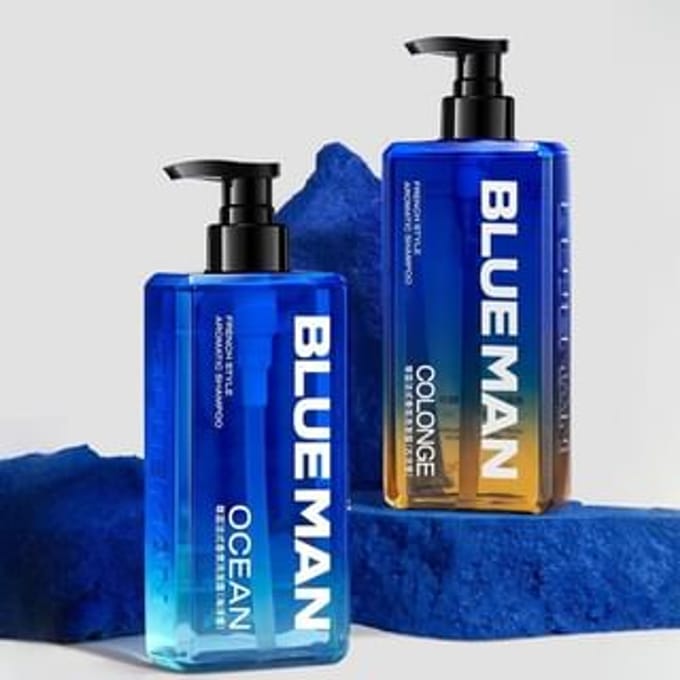 BLUEMAN - French Style Aromatic Shampoo - 2 Types 02# Cologne - 400g