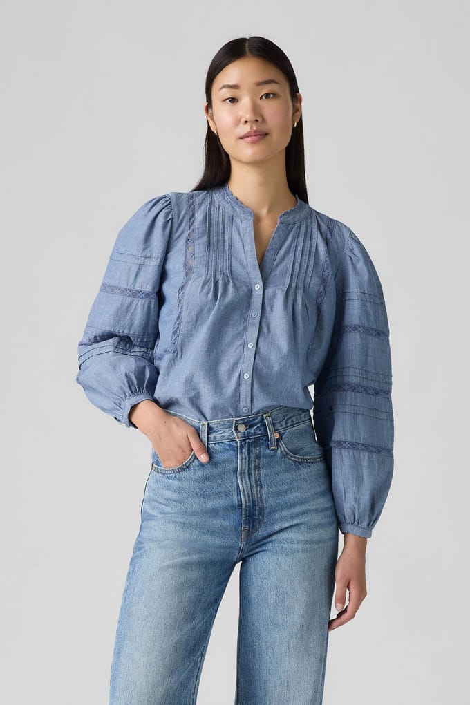 Levi's Mandy Ls Blouse Favorite Subject Taglia: M | Magliette intime Outlet | Donna