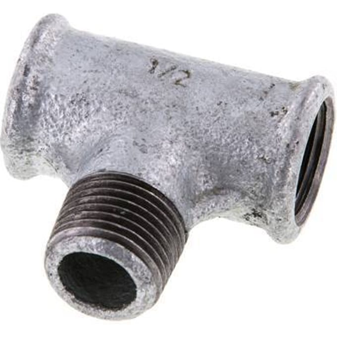 T-Koppeling R1/2'' Buitendraad X RP1/2'' Binnendraad 25bar [2 Stuks]