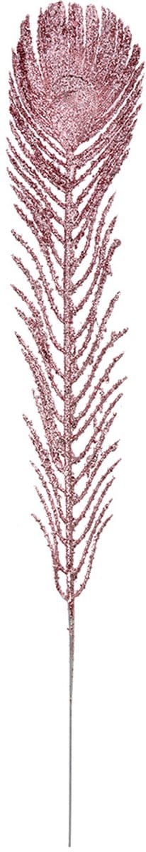 Clayre & Eef Decoratie Veer 7x42 cm Roze Kunststof