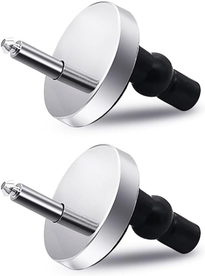 2x Universele Toiletbril Bevestigingsset - Snelle Schroefbevestiging & Scharnier Set