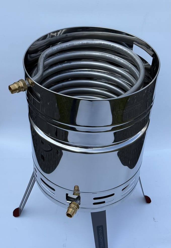 Hottubkachel hottub verwarming heater tot 1200 liter houtgestookt