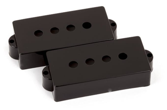 Fender Pickup Cover Precision bas zwart - Basgitaaronderdeel