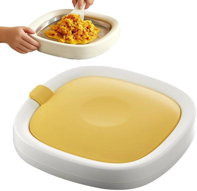 Gerolde Ijsmachine - IJspret Maker DIY - Desserts Maken - Geen Elektriciteit Koude Plaat