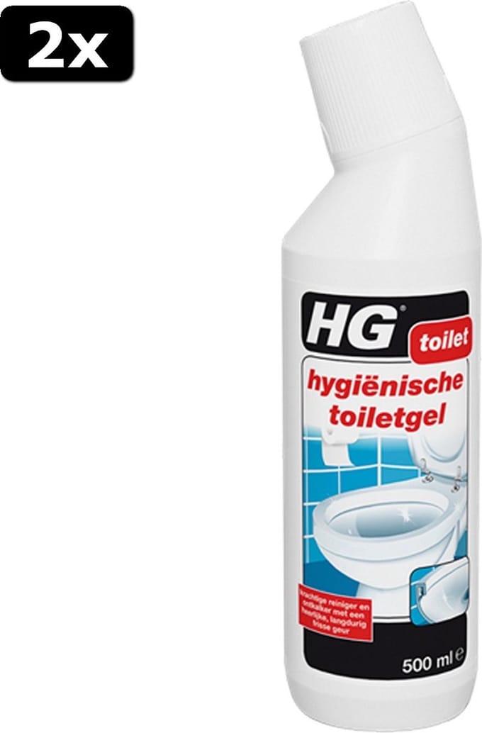 2x HG Hygienische Toiletgel 500ml