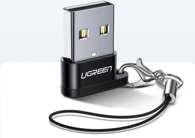 USB - C - - (vrouwelijk) - USB - (mannelijk) - adapter - Ugreen - US280 - zwart