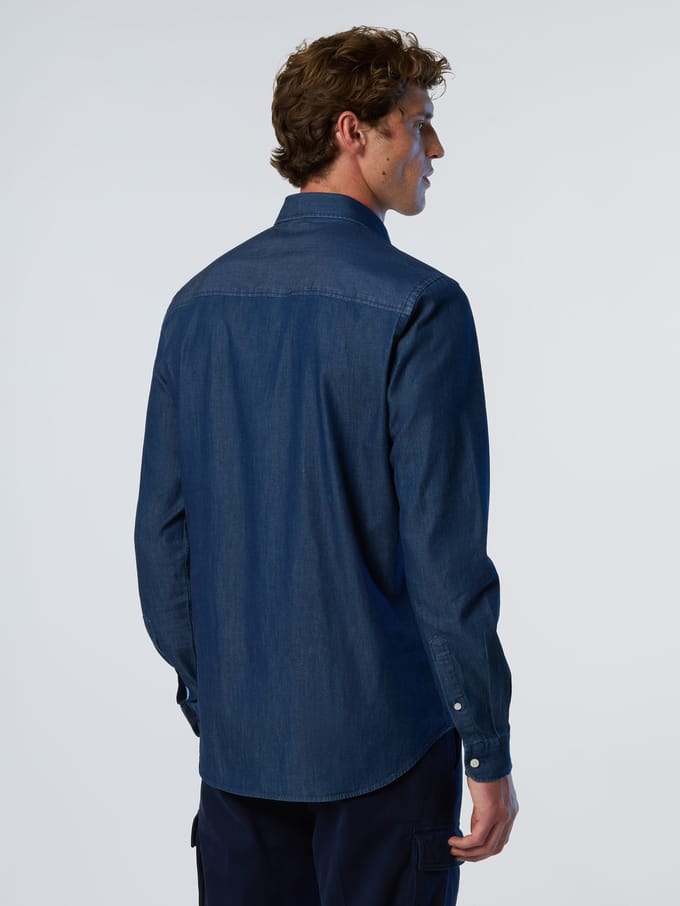 North Sails Overhemd Denim keperstof