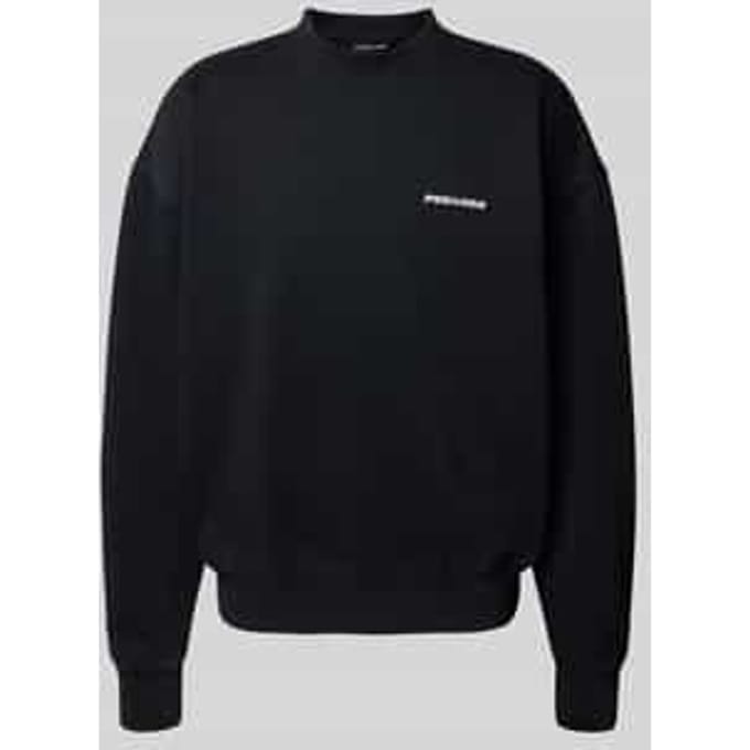 Oversized sweatshirt met logostitching