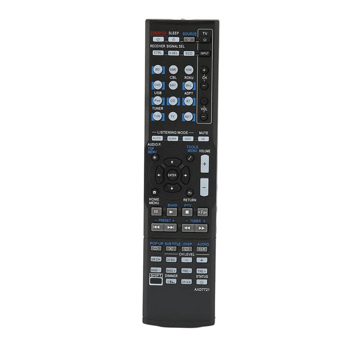 Voor Pioneer AV-receiver Afstandsbediening Vervang Afstandsbediening voor VSX‑830 VSX‑830‑K VSX‑1024 gray