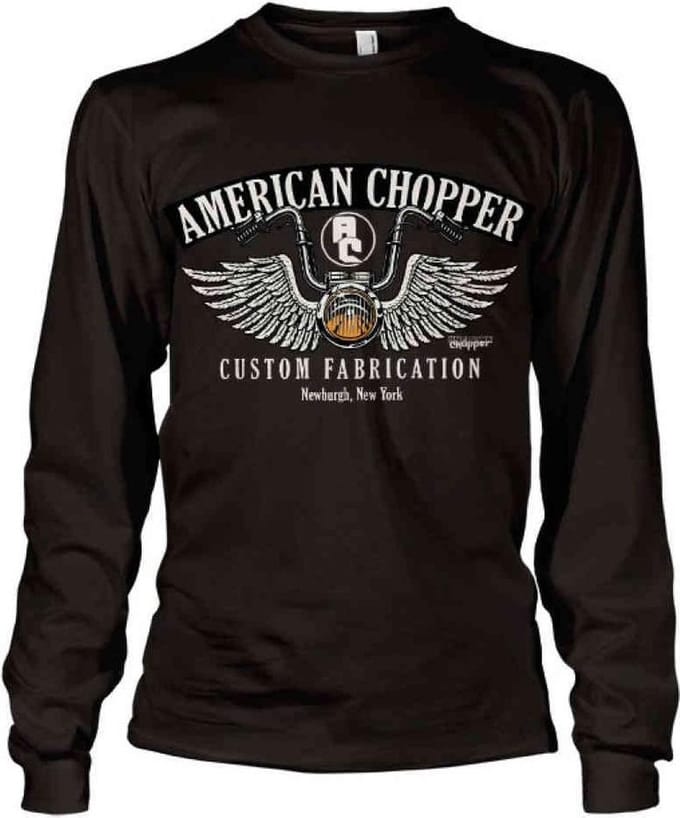 American Chopper Longsleeve shirt -L- Handlebar Zwart