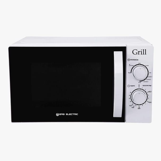 Magnetron met Grill 20 Liter RVS 5 Niveaus Ontdooifunctie Timer 700W